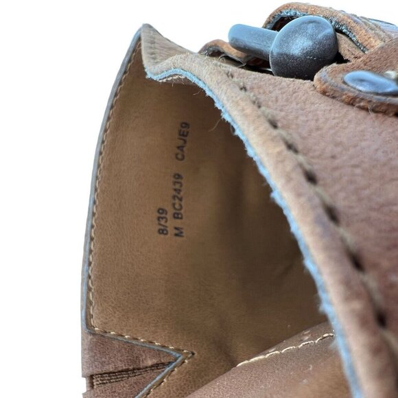 BOC Born Women Clog Size 8 Mule Heeled Distressed Brown BC2439 EUC - Picture 10 of 10